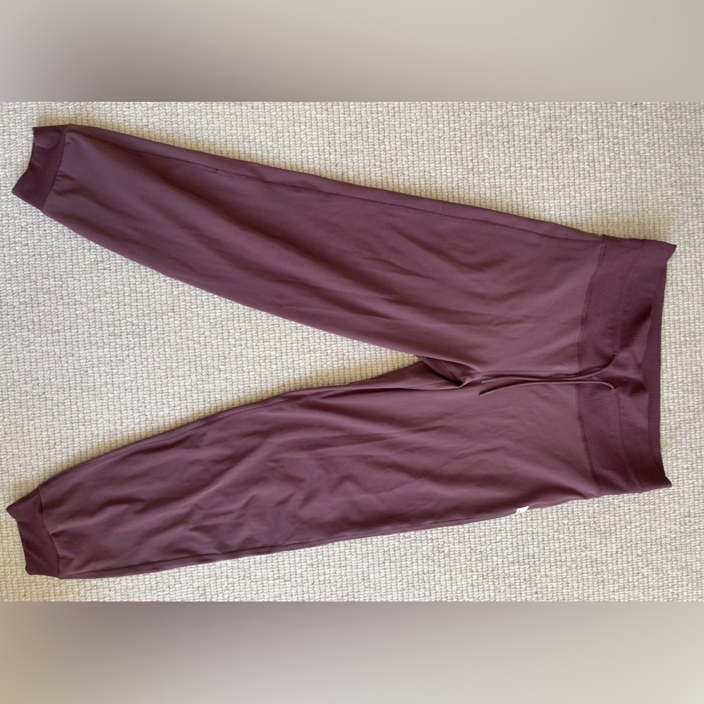 Women’s size Med daily joggers in plum or fig, excellent condition VUORI